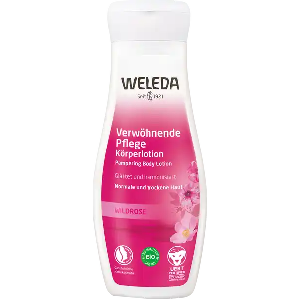 Verwöhnende Pflege Körperlotion Wildrose