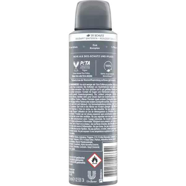 Clean Comfort mit Zink-Komplex Deospray