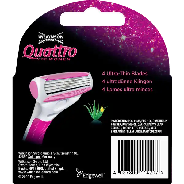 Quattro for Women Rasierklingen