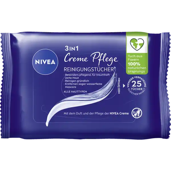 3in1 Creme Pflege Reinigungstücher