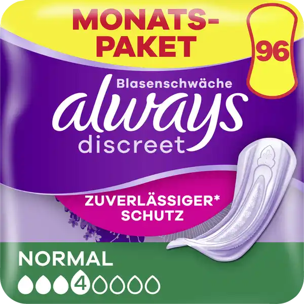 Monatspaket Discreet Inkontinenz-Einlagen normal