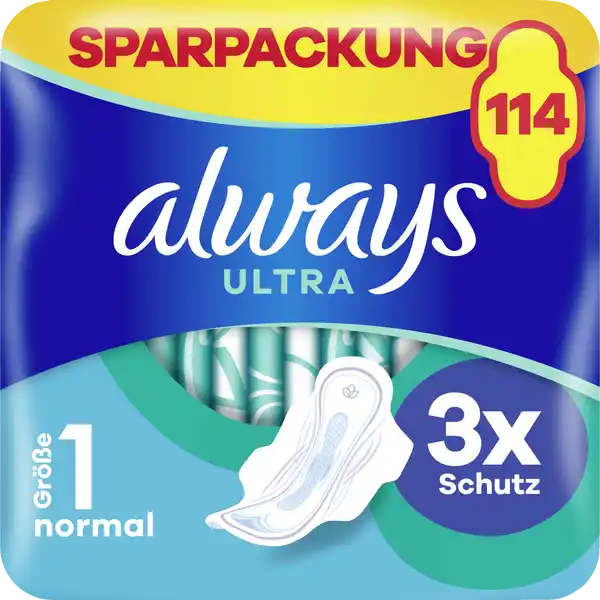 Monatspaket Damenbinden ULTRA Normal mit Flügeln