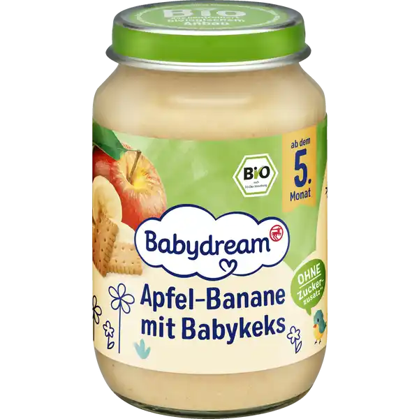 Bio Apfel-Banane mit Babykeks