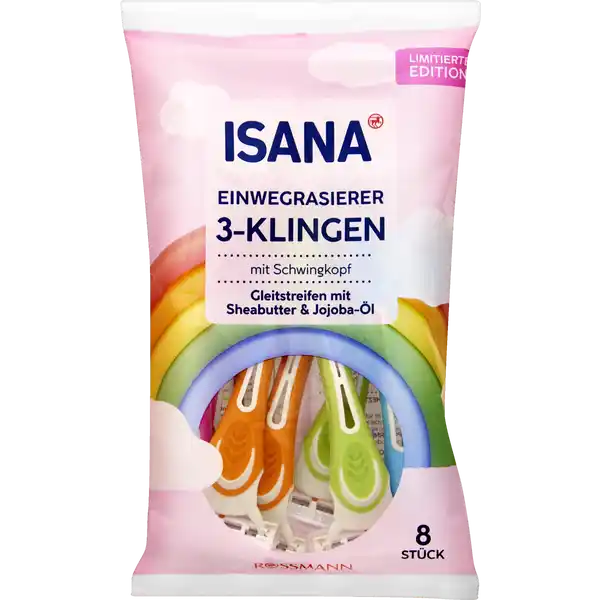 Einwegrasierer Rainbow