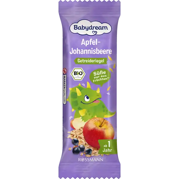 Bio Getreideriegel Apfel-Johannisbeere
