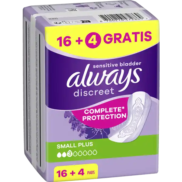 Discreet Inkontinenz Small Plus 16+4