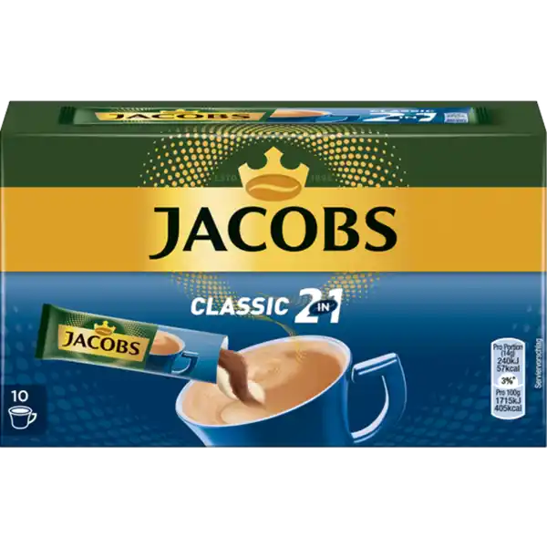 2in1 Instantkaffee Sticks