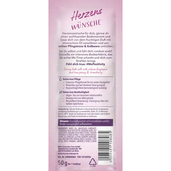 Badesalz Herzenswünsche