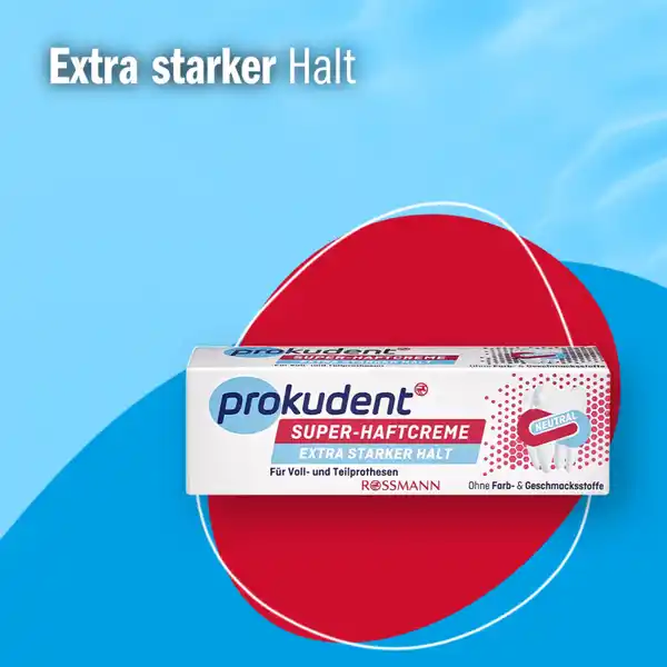 Super-Haftcreme neutral extra stark