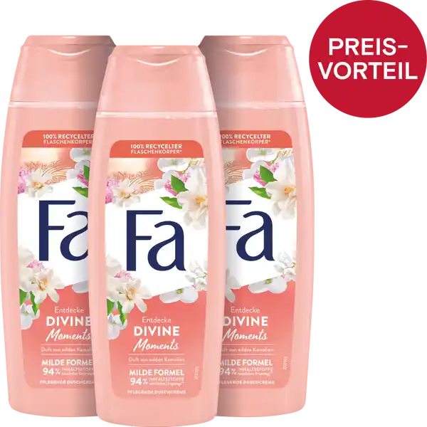 Pflegende Duschcreme Divine Moments Vorteilspack
