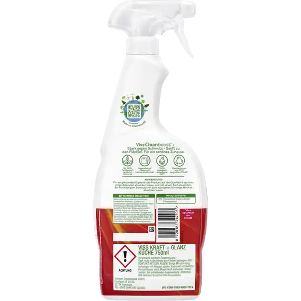 Cleanboost Küche Ultra-Fettlöser Reiniger Spray