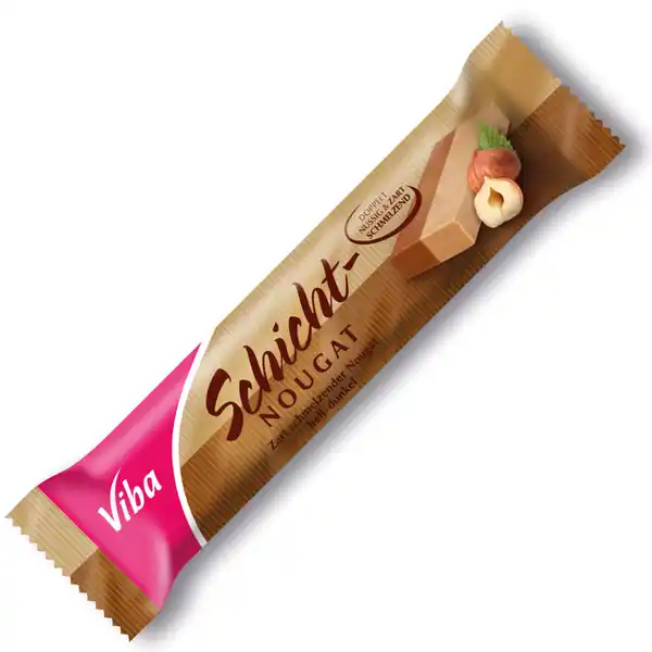 Schicht-Nougat Riegel
