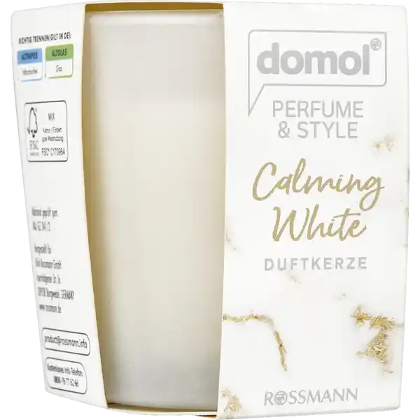 Duftkerze Calming White