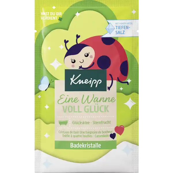 Badekristalle Eine Wanne VOLL GLÜCK