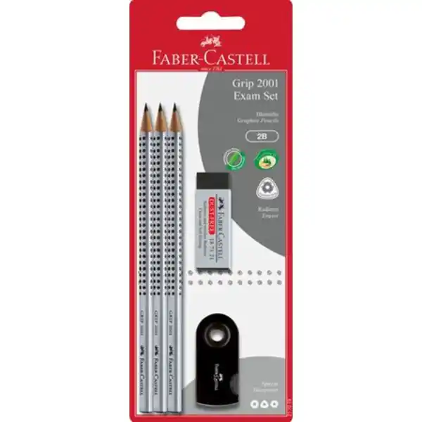 Grip 2001 Bleistiftset, Schwarz, 5-teilig