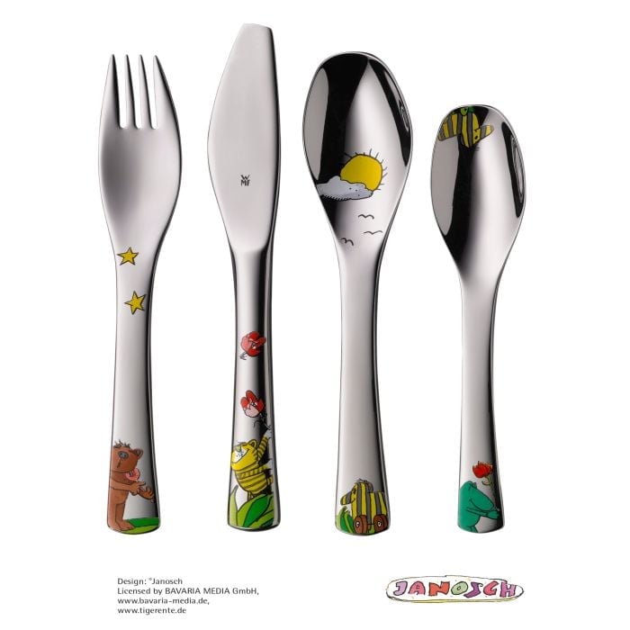 Kids cutlery set Janosch, 4-piece