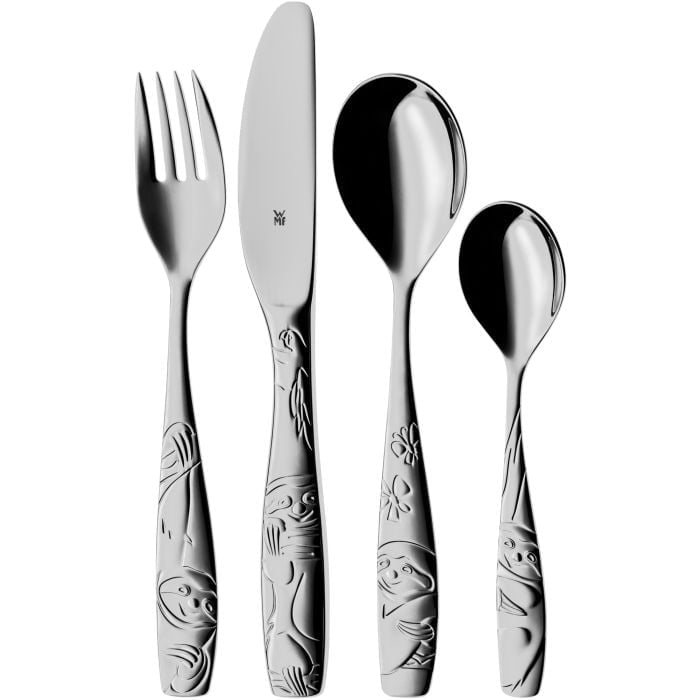 Kids cutlery set Sloth Tommi, 4-piece