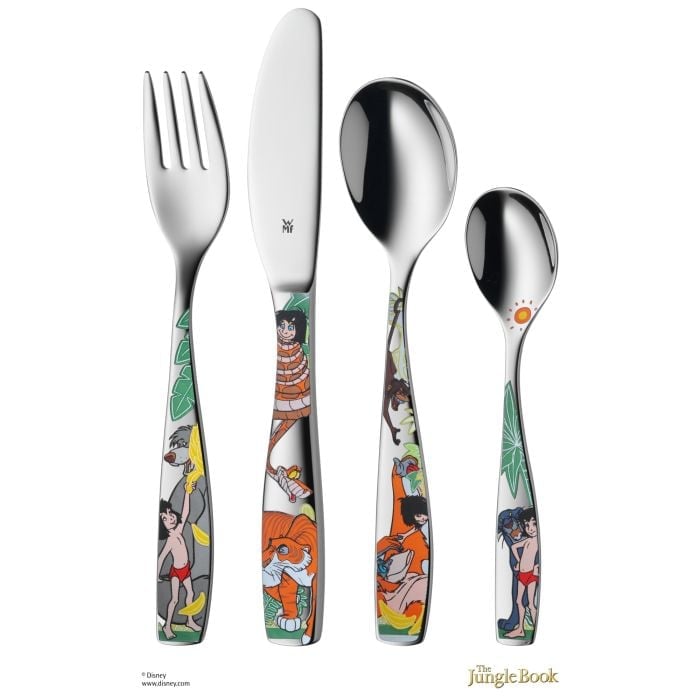 Kids cutlery set Disney Jungle Book, 4-piece