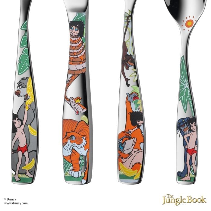 Kids cutlery set Disney Jungle Book, 4-piece