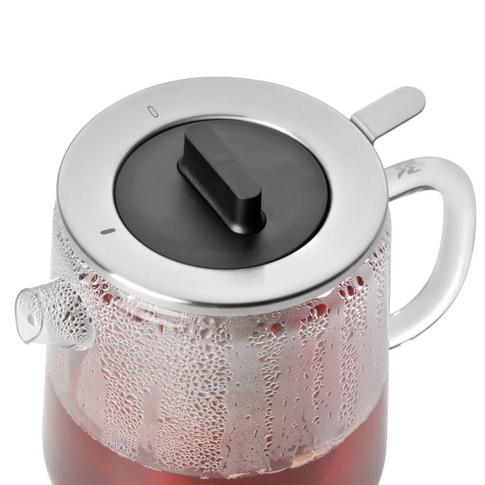 Tea pot with strainer & rechaud SensiTea