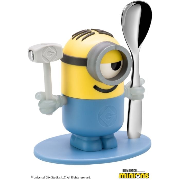 Egg cup set Minions with spoon, 2-piece