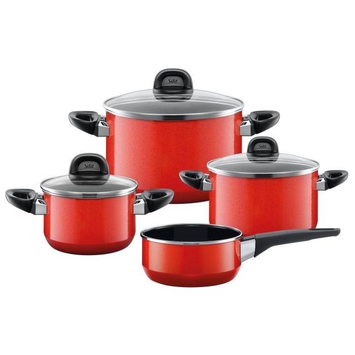 Silit Silargan Modesto Line Cookware Set 4-piece, Red