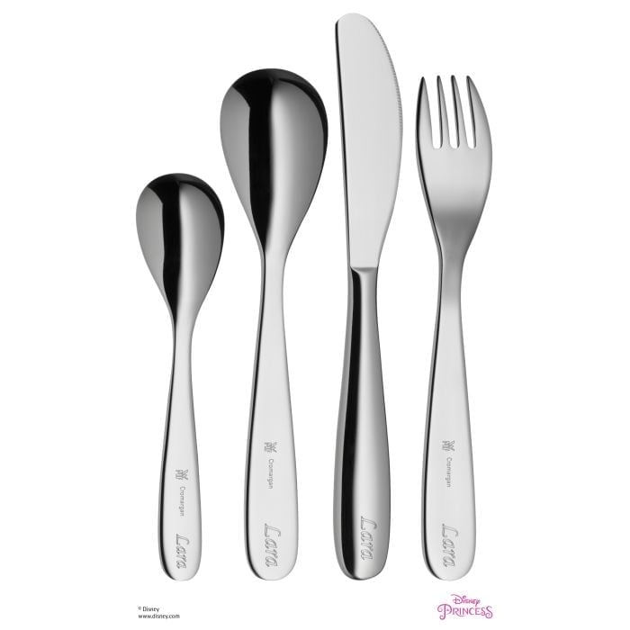 Kids cutlery set Disney Princess, 4-piece