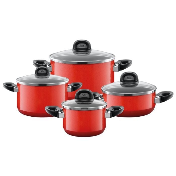 Silit Silargan Modesto Line Cookware Set 4-piece, Red