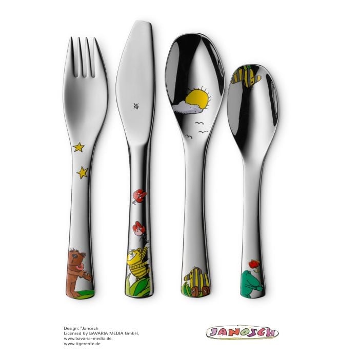 Kids cutlery set Janosch, 6-piece
