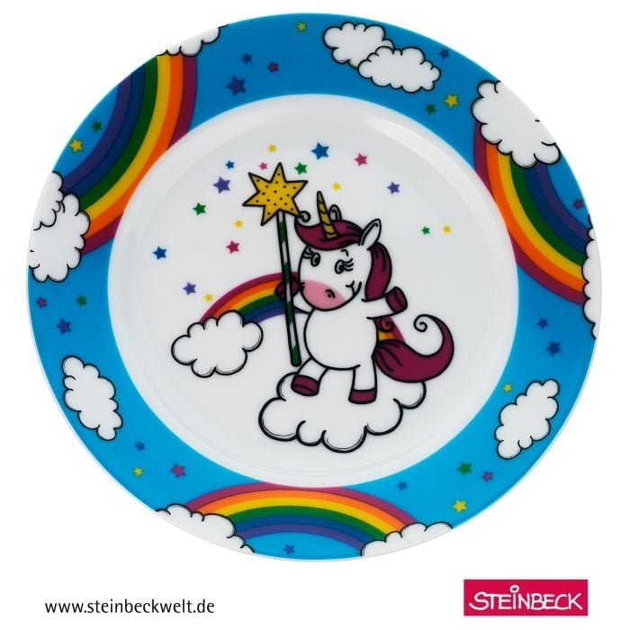 Kids Plate, Unicorn