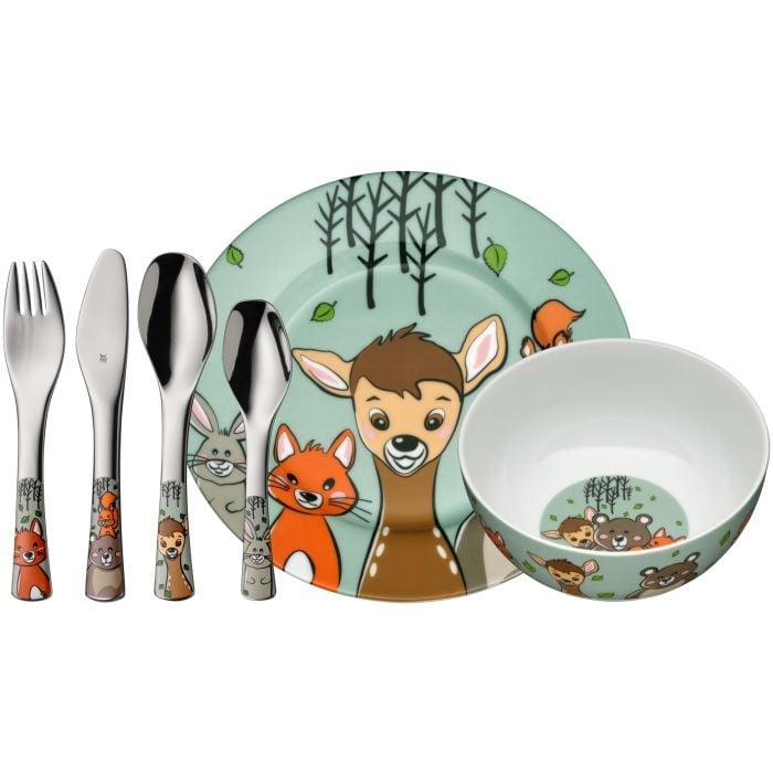 Kids Plate Forest Friends
