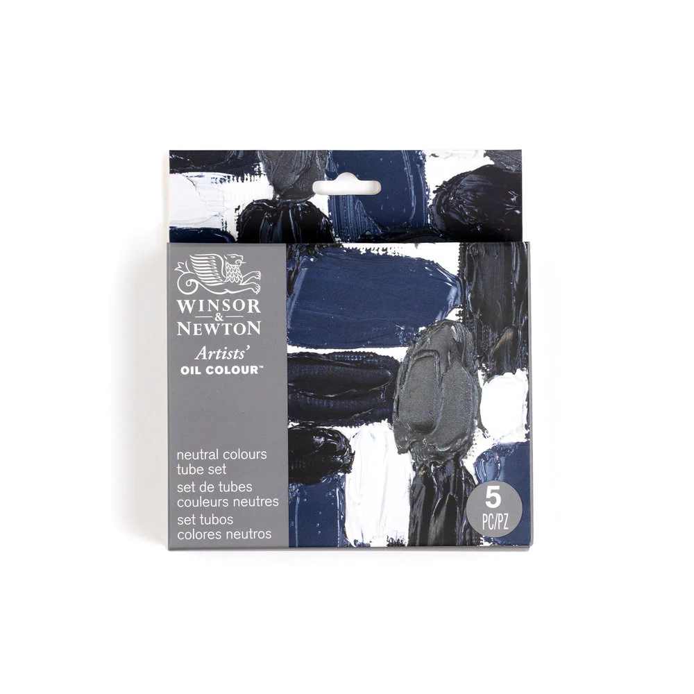 Artists' Oil Colour Neutral Set 5x37ml Tubes