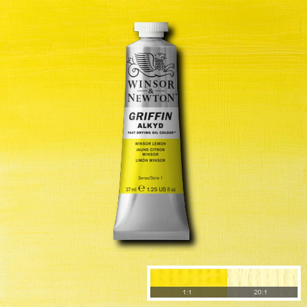 Griffin Alkyd Fast Drying Oil Colour - Winsor Lemon