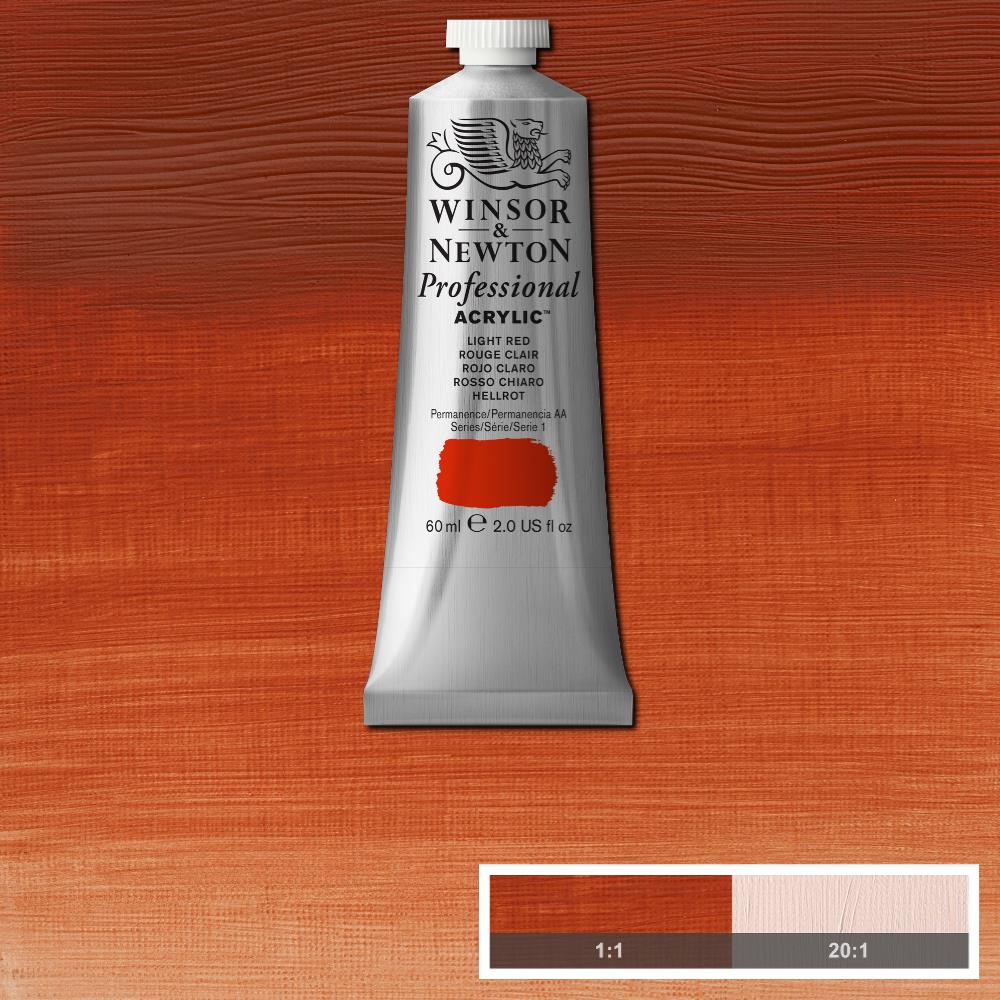 Professional Acrylic - Light Red