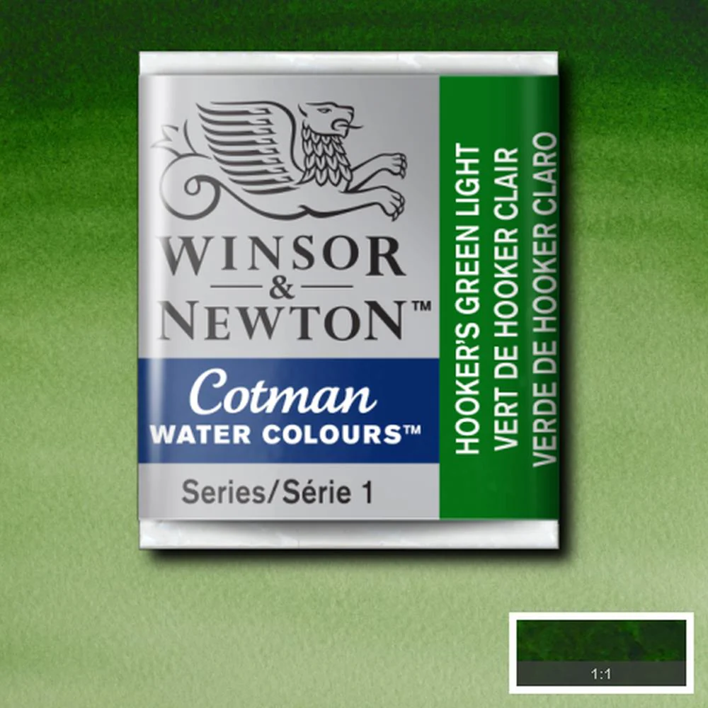 Cotman Watercolour - Hooker's Green Light