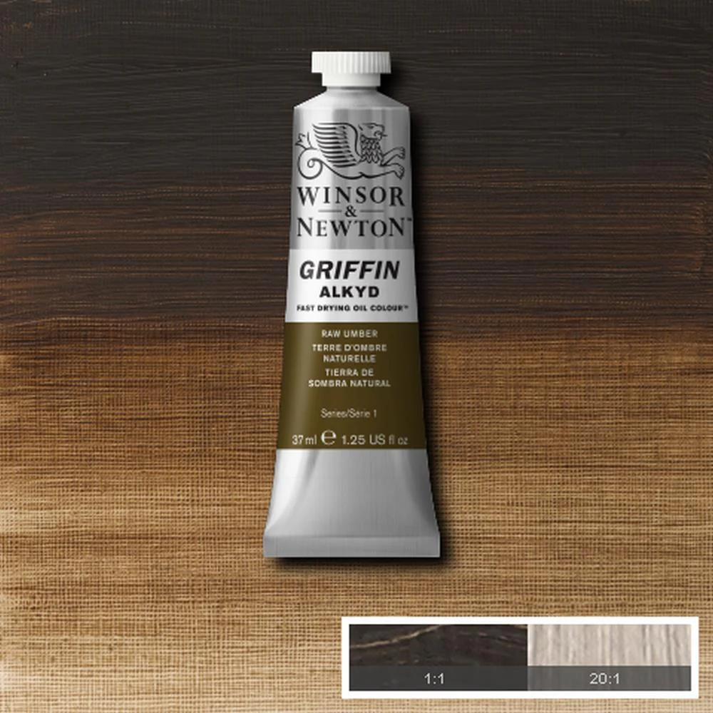 Griffin Alkyd Fast Drying Oil Colour - Raw Umber