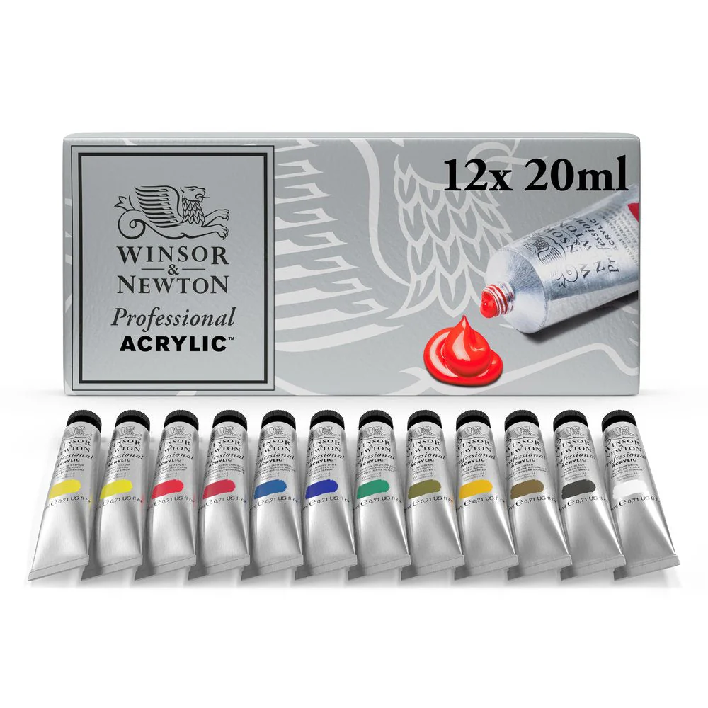 Professional Acrylic Tube Set 12x20ml