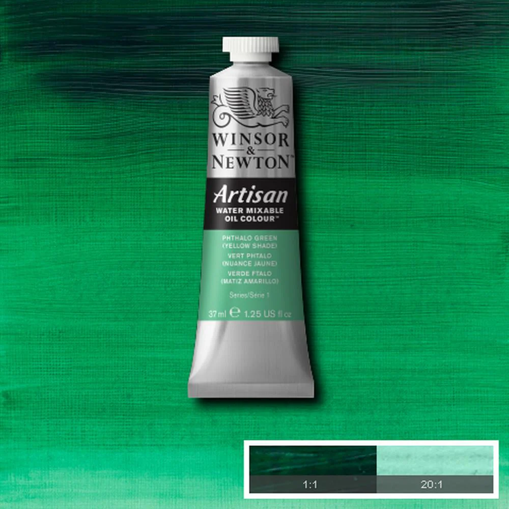 Artisan Water Mixable Oil - Phthalo Green (Yellow Shade)