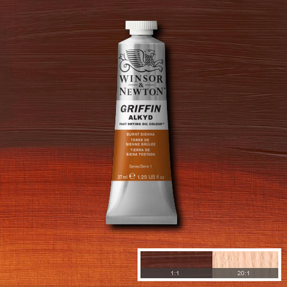 Griffin Alkyd Fast Drying Oil Colour - Burnt Sienna