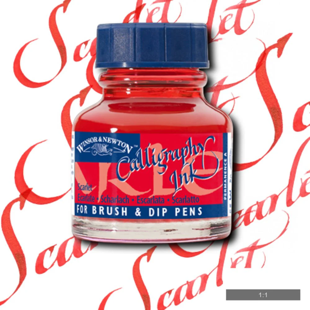 Calligraphy Ink - Scarlet