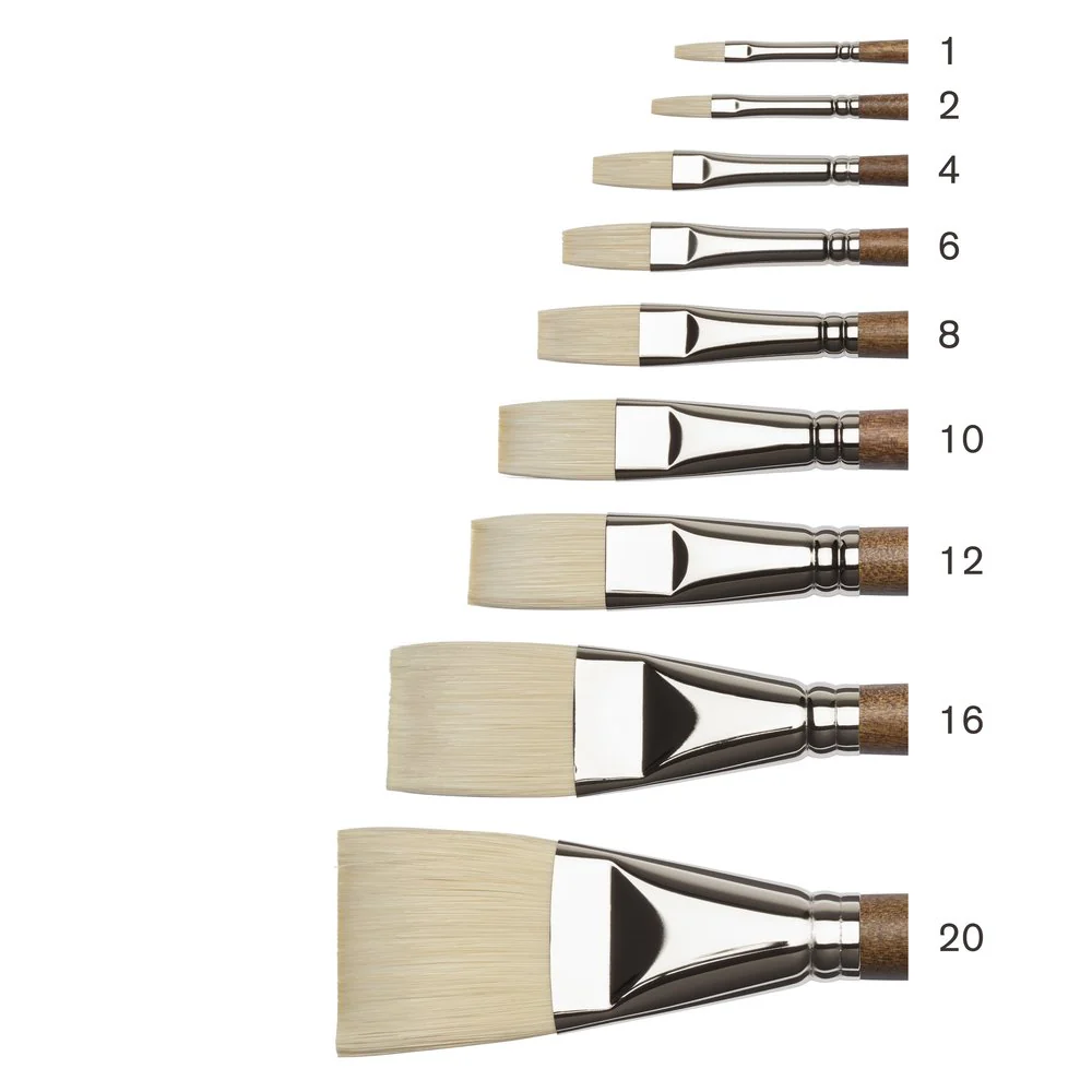 Artists' Oil Synthetic Hog Brush - Flat
