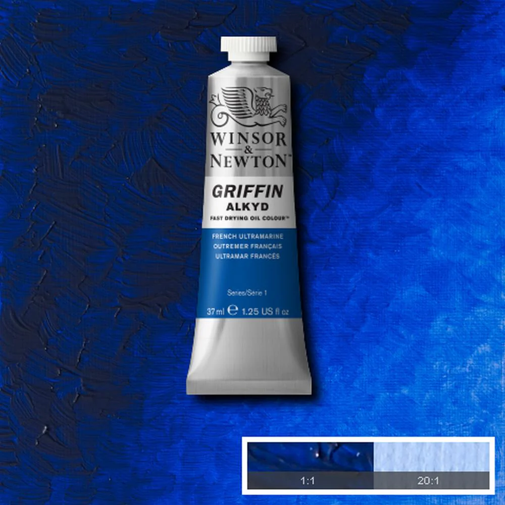 Griffin Alkyd Fast Drying Oil Colour - French Ultramarine