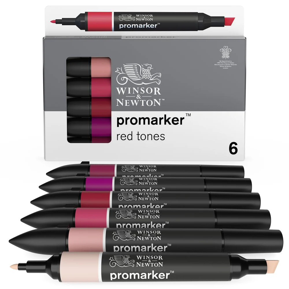 Promarker 6 Red Tones