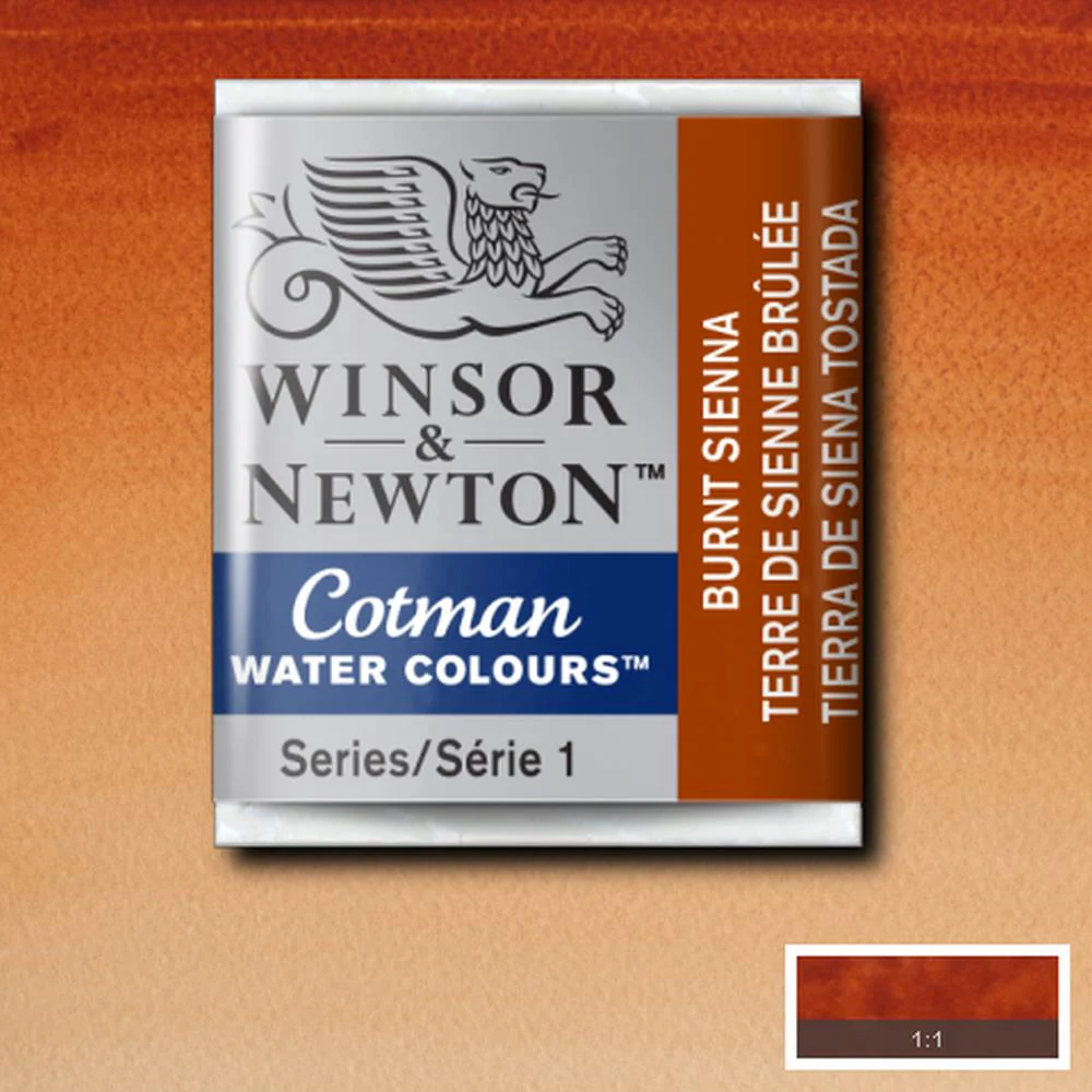 Cotman Watercolour - Burnt Sienna