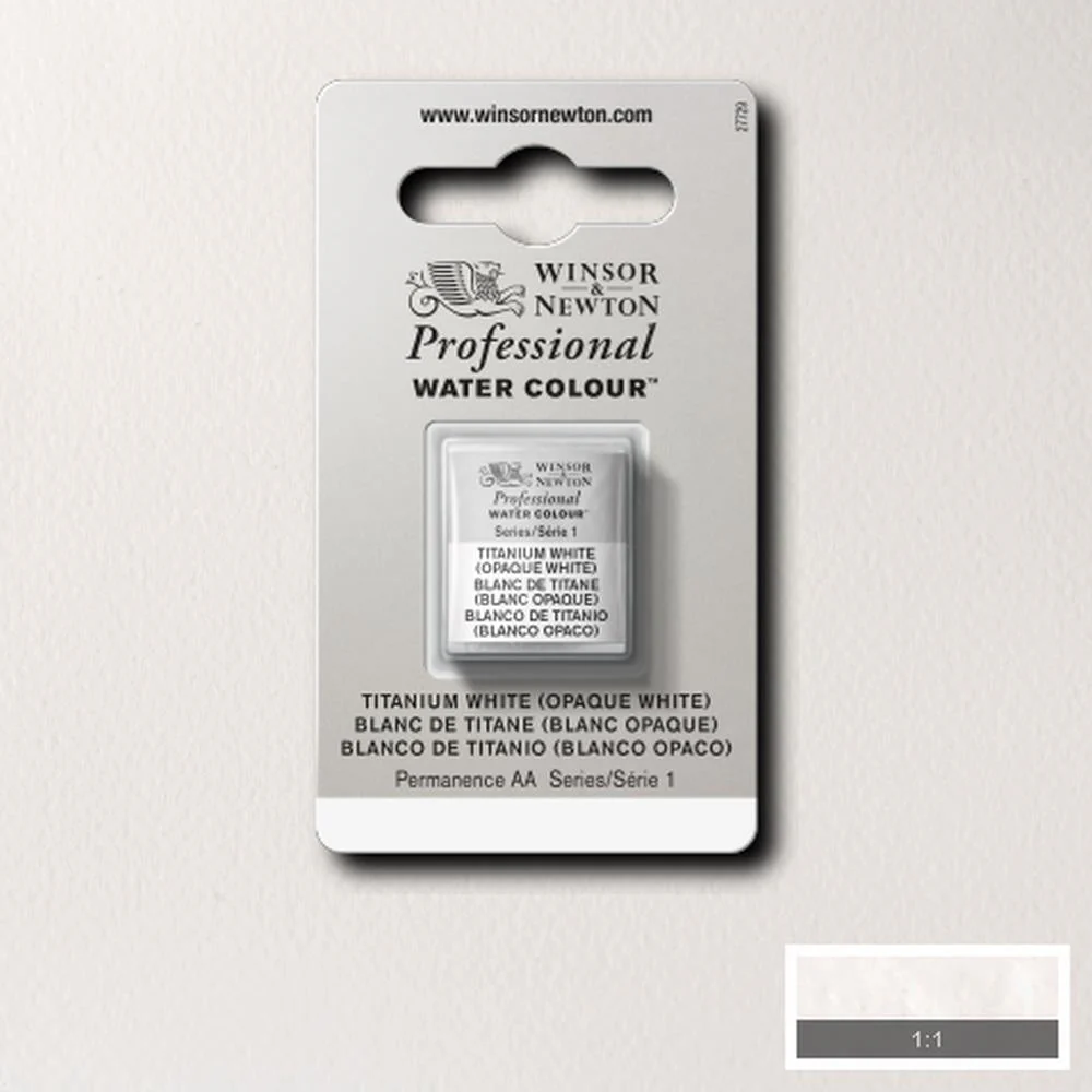 Professional Watercolour - Titanium White (Opaque White)