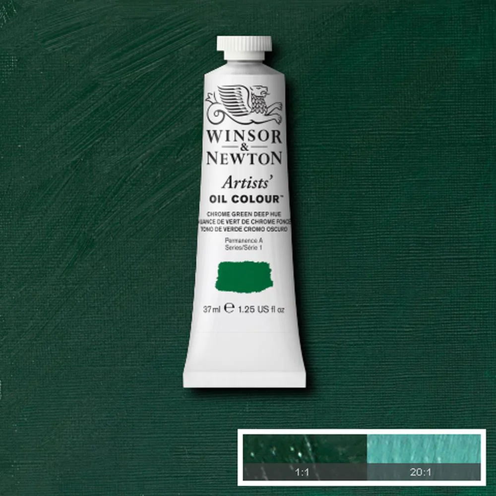 Artists' Oil Colour - Chrome Green Deep Hue