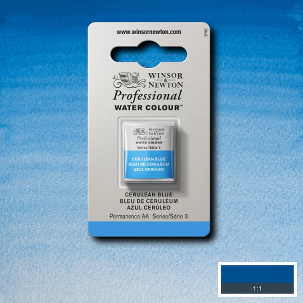 Professional Watercolour - Cerulean Blue