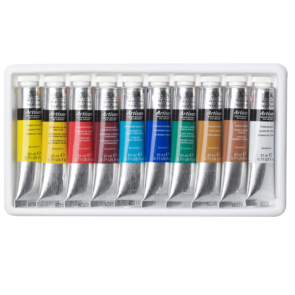 Artisan Water Mixable Oil Colour 10x21ml Tube Set