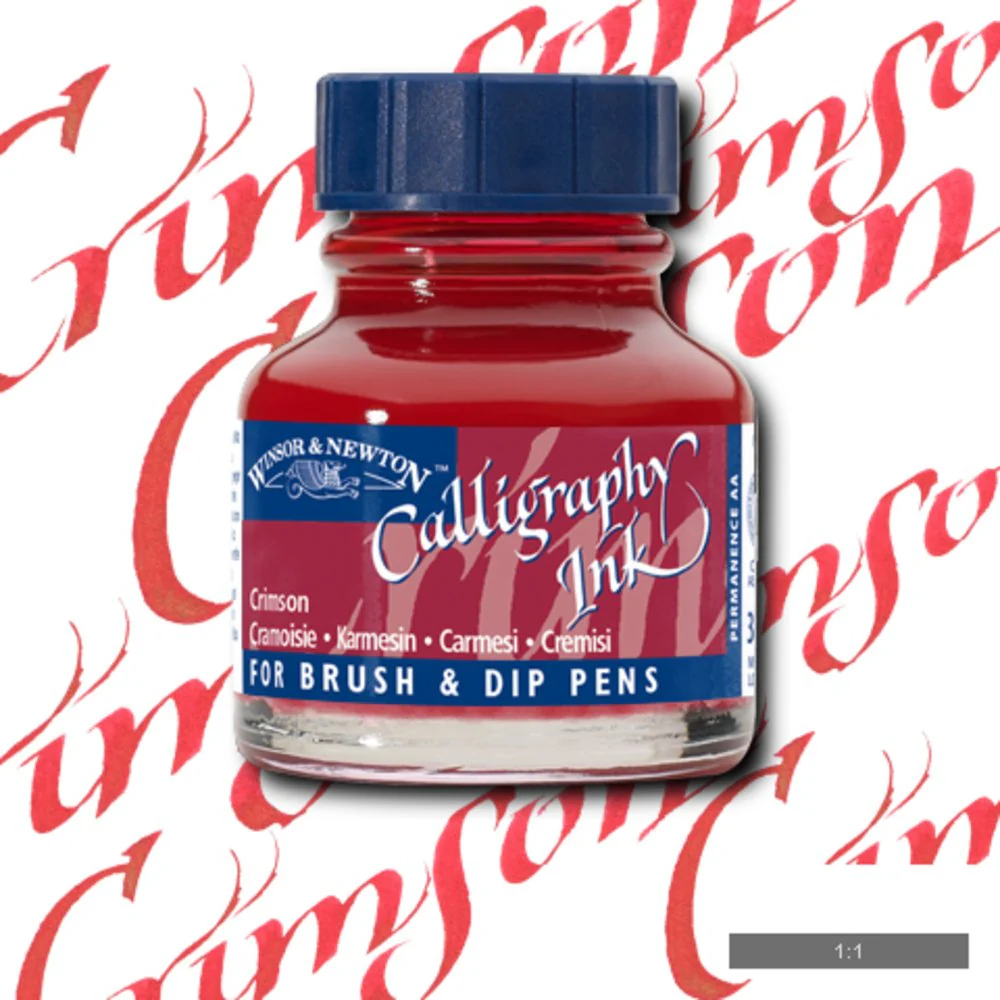 Calligraphy Ink - Crimson