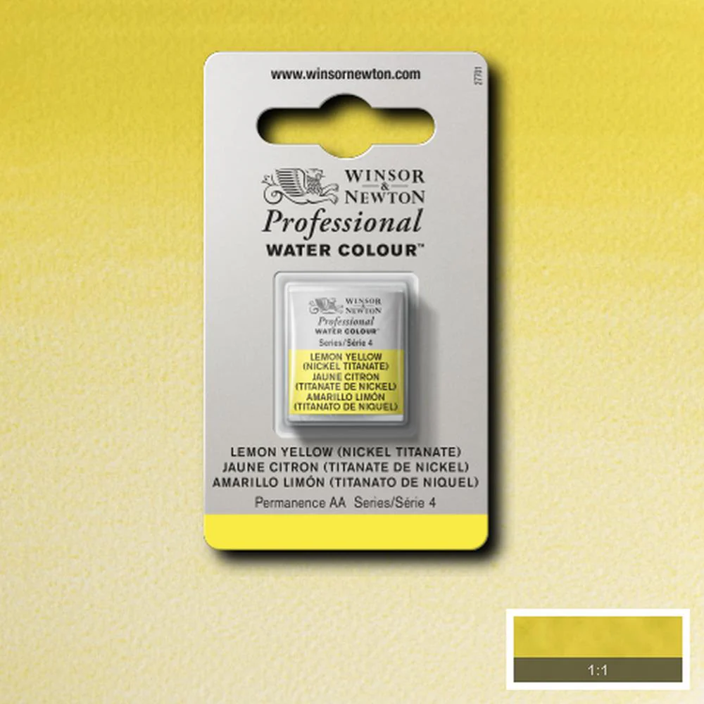 Professional Watercolour - Lemon Yellow (Nickel Titanate)